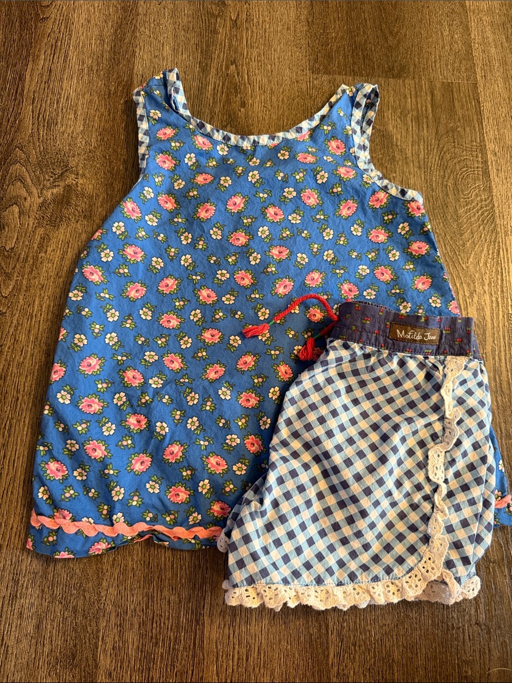 Size 6 Matilda Jane Brilliant Daydream Flying Kites Tunic shorts bundle set